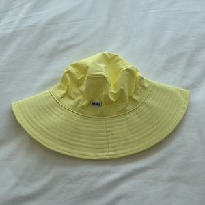 Rains Boonie Bucket Hat in Straw Yellow